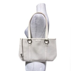 Vintage Tumi Perforated Leather Shoulder / Hand Bag